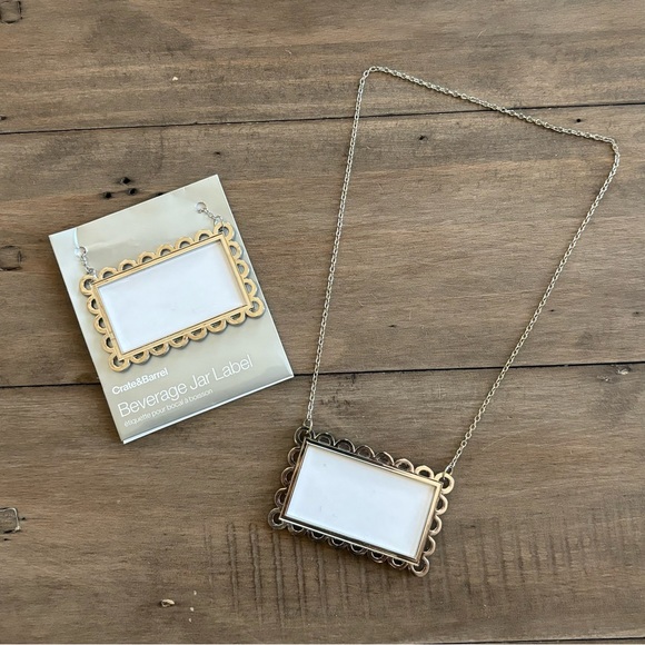 Crate & Barrel Beverage Jar Labels - Picture 1 of 1